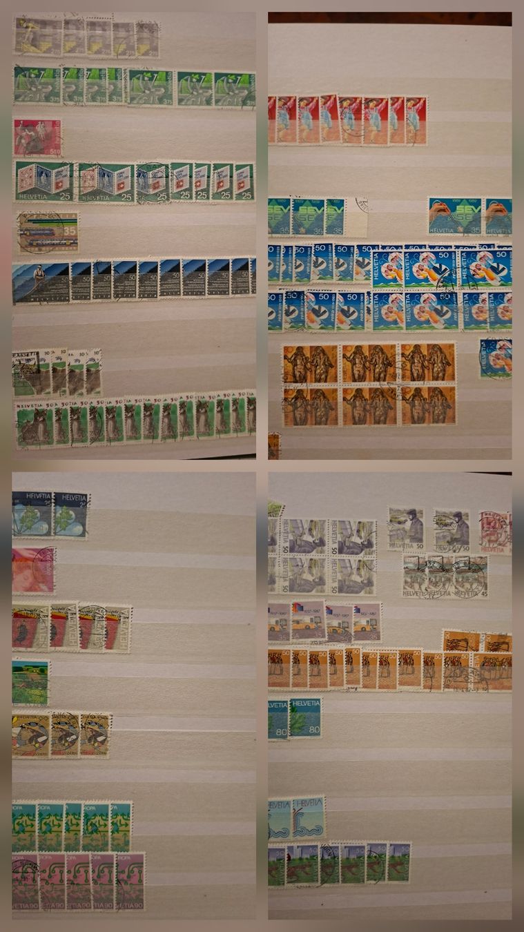 Tous les timbres: Dublettensammlung 1977 - 1992  – D'occasion à Balgach par SIMEON27 4