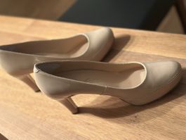 Higheel Grösse 40 , 1x getragen mega schöner Schuh Nude