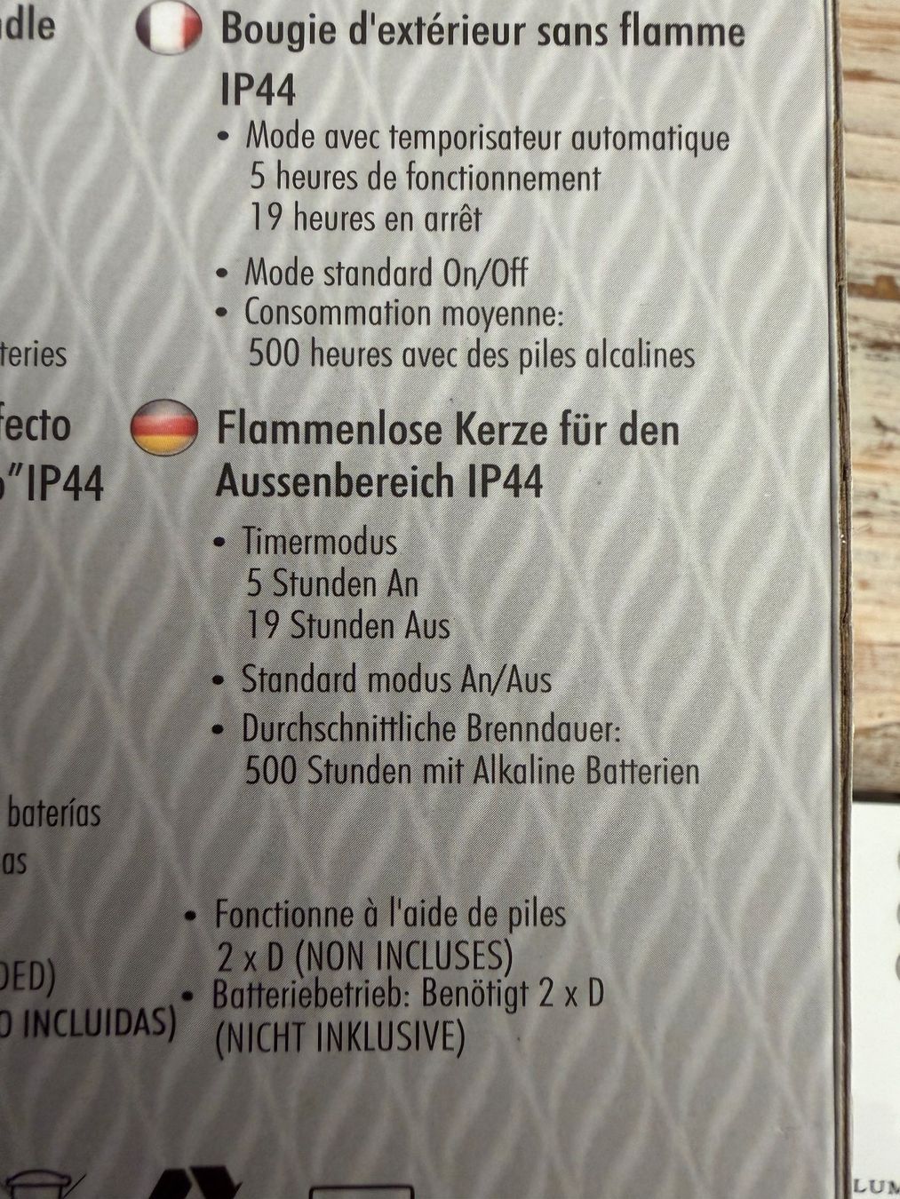 Kerzen: 2x Luminara Outdoor Kerze mit Timer – Gebraucht aus Wolfwil von Inseider12 6