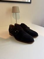 Anzugsschuhe Berwick Double Monk dunkelblau UK 6.5