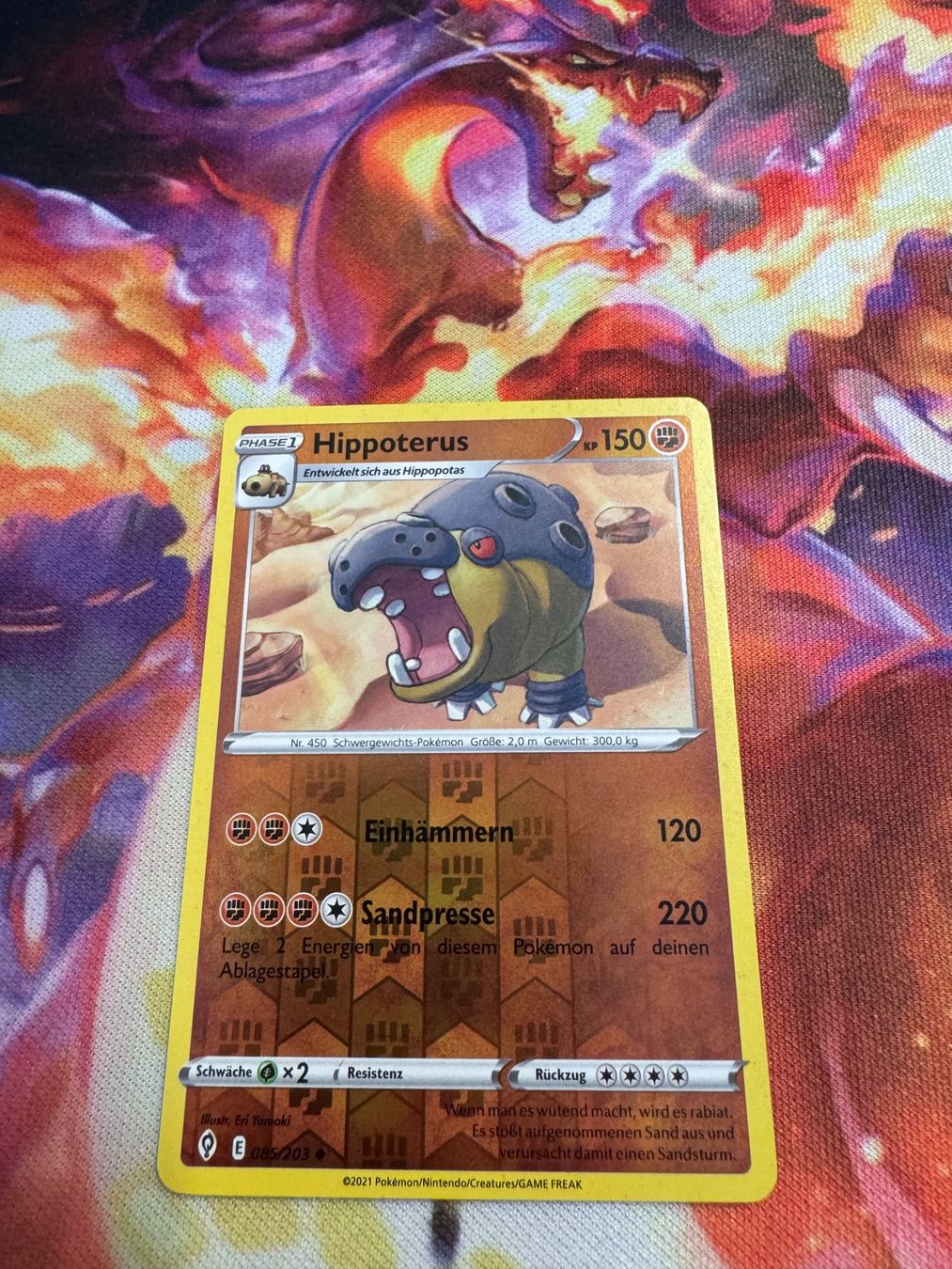Pokémon Sammelbilder & Trading cards: Hippoterus (EVS 085) / Reverse Holo / Drachenwandel – Neu (gemäss Beschreibung) aus Bülach von CherryBlu