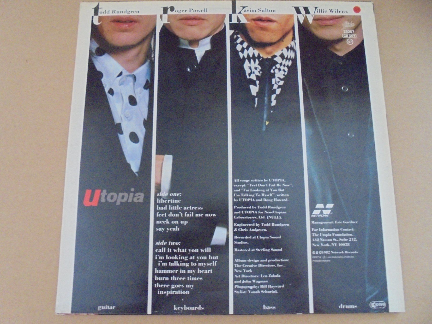 Dischi in vinile: UTOPIA " Utopia " LP Holland 1982 – Usato da Crissier venduto da Promopost 1