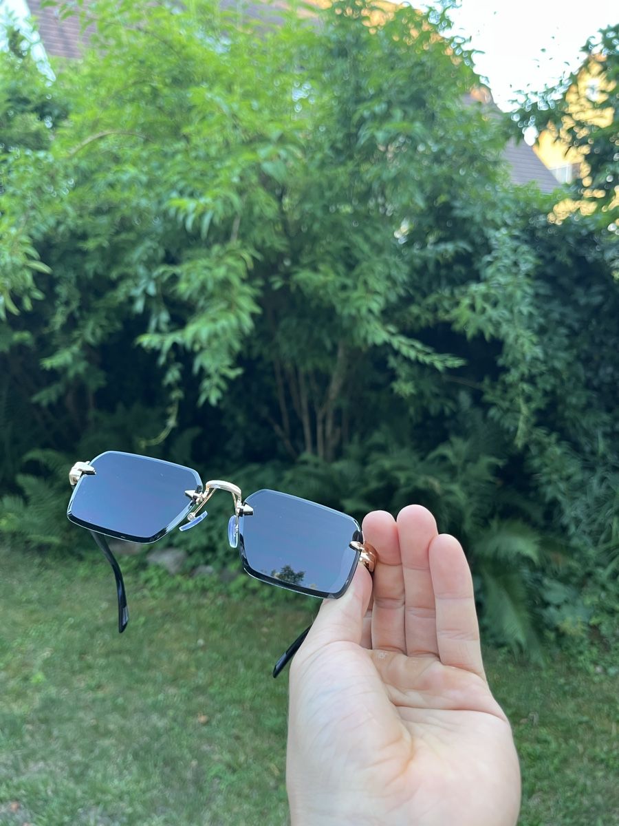Occhiali & Lenti: Sonnenbrille modern schwarz Metall neu – Nuovo (secondo la descrizione) da Tägerwilen venduto da Alexander716 1