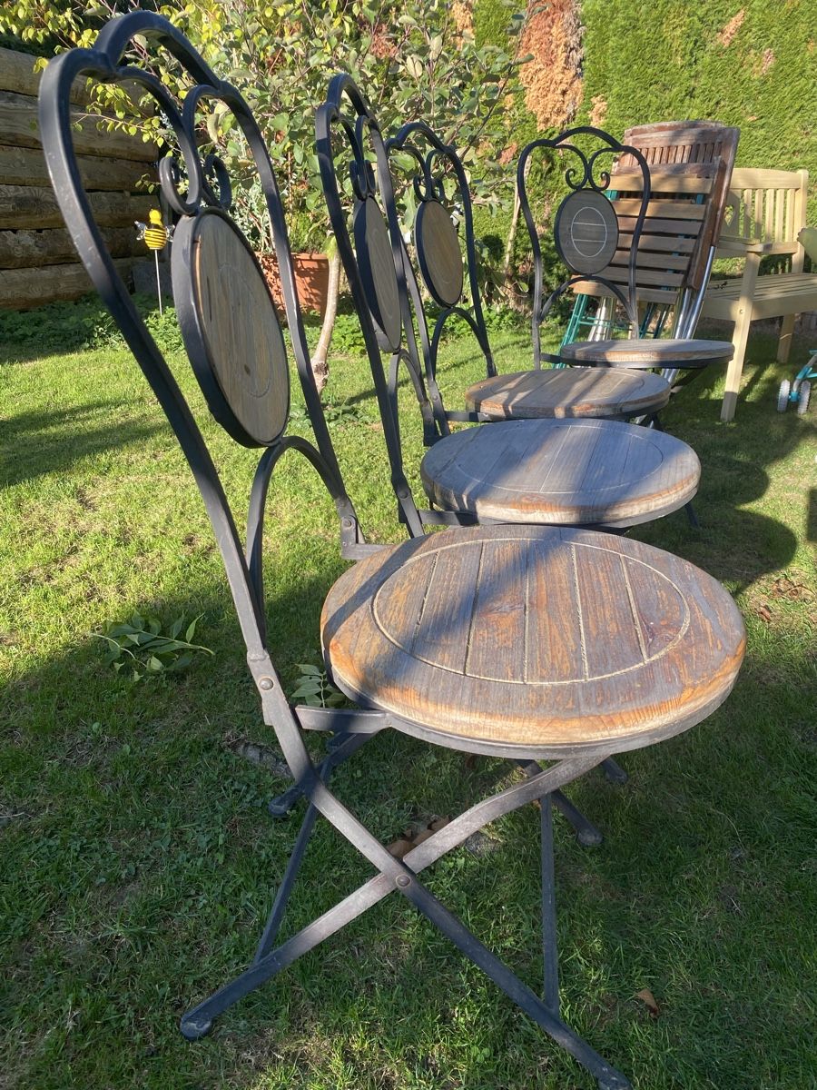 Chaises: 4 Gartenstühle – D'occasion à Hendschiken par Sunnekiind 5