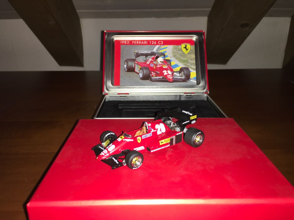 Maquette 1:43 Edicola Ferrari F1 126 C3 #28 1983 – Modèle