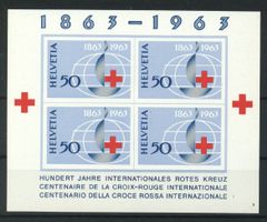 1963, Block 100 Jahre Rotes Kreuz, 1863–1963 (W40), Nr.5 **