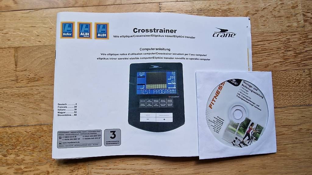 Aldi Vélos d'appartement: CRANE Crosstrainer – D'occasion à Blumenstein par olk_r5kh 2