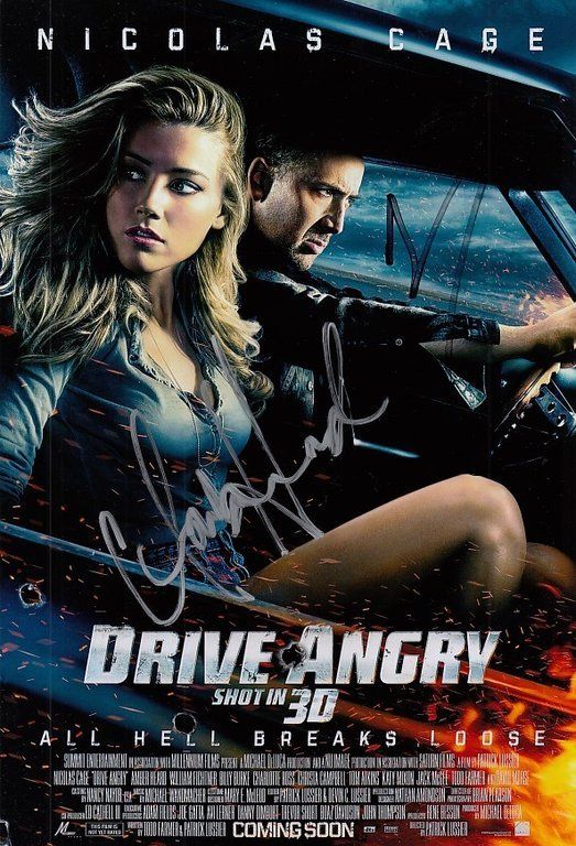 Autografi: DRIVE ANGRY Nicolas CAGE Amber HEARD / AUTOGRAMME – Usato da Egg b. Zürich venduto da Dbunny