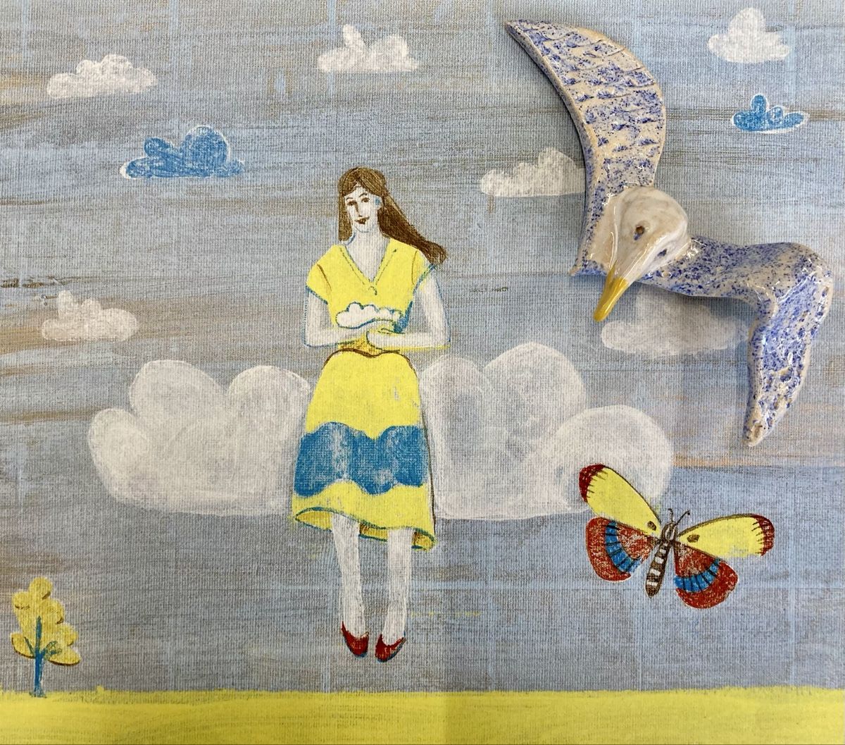 Spille & Fermagli: Broche Mouette - pièce unique artisanal – Nuovo e nell'imballaggio originale da Chézard-St-Martin venduto da timogabychou 1