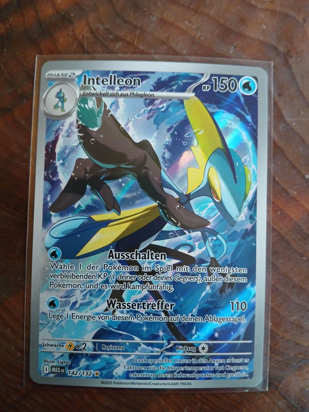 Original Pokemon-Karte Secret FullArt Intelleon 142/132 (Neu (gemäss ...