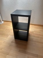 Schwarzes Kallax 2er Regal