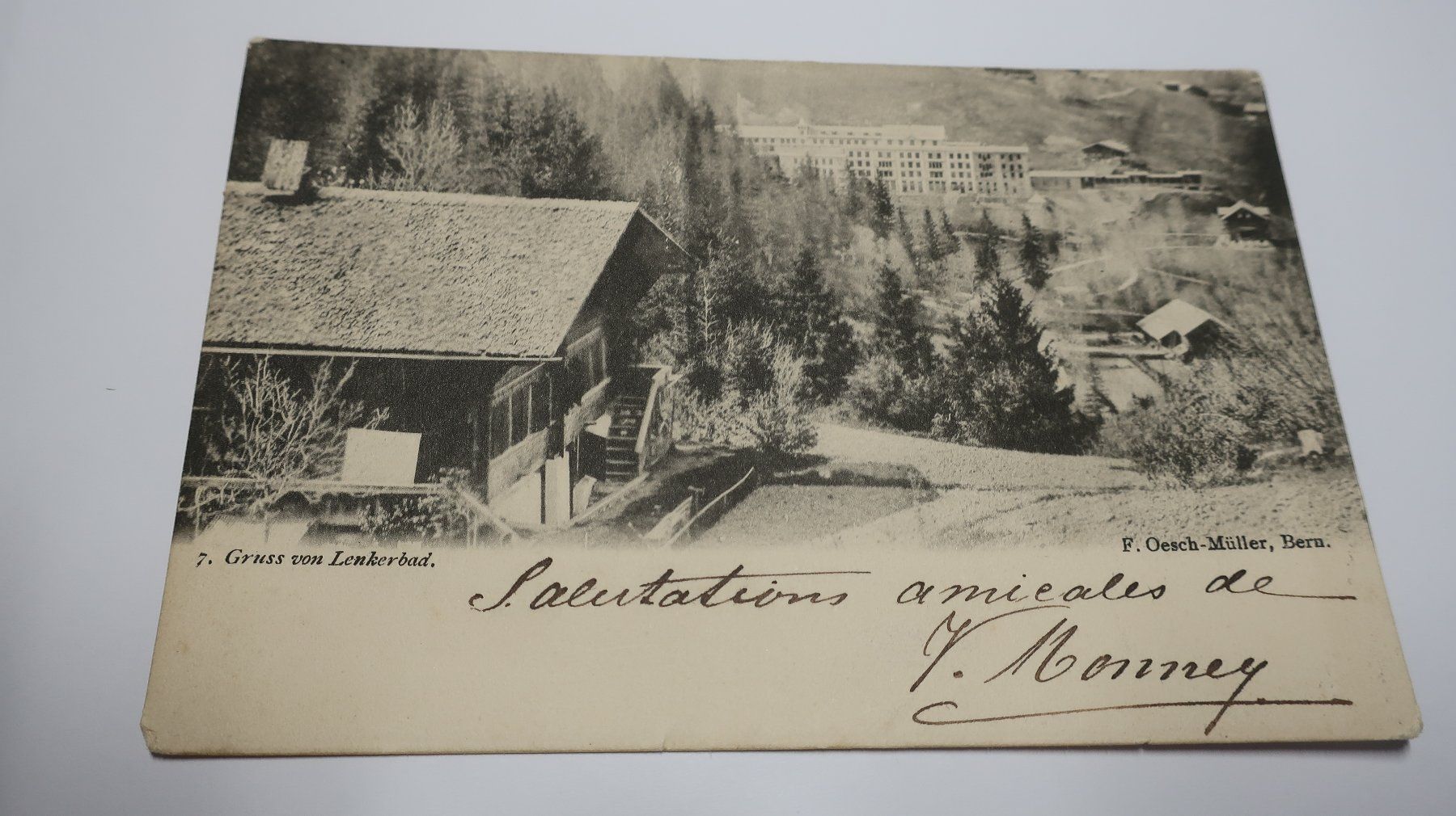 Cartoline postali: Gruss von Lenkerbad  1903 – Usato da Cormoret venduto da Pascalll2001 1