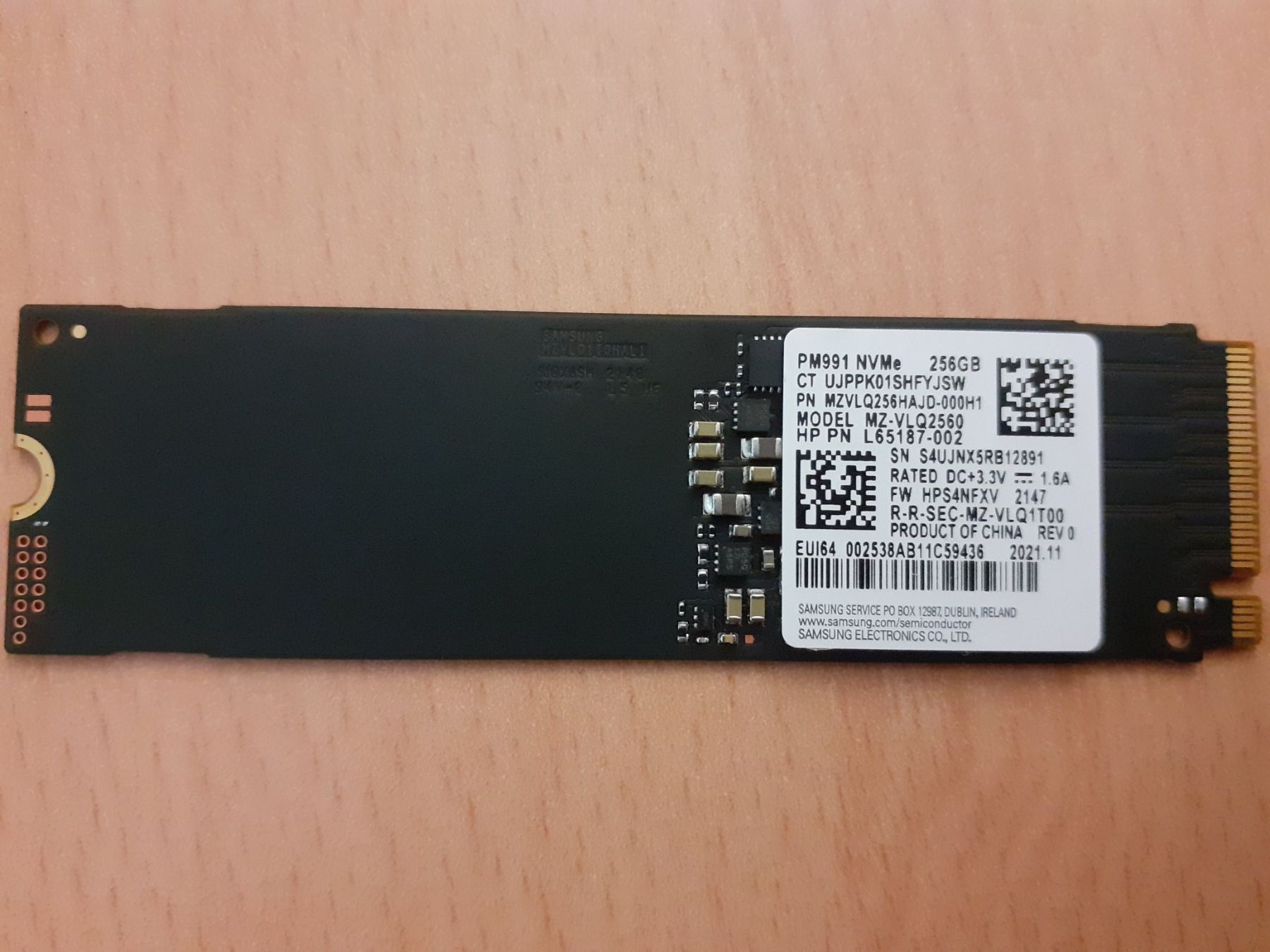 Samsung Dischi rigidi: Samsung 256GB NVMe Notebook – Usato da Chur venduto da Blackbook