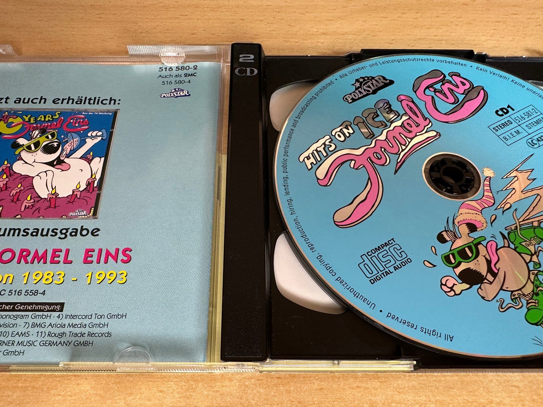 CD: S7 Various – Formel Eins - Hits On Ice - 2 CD – Usato da Rikon im Tösstal venduto da Alpenmutz 2