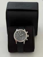 IWC Fliegerchronograph Automat schwarz Lederbox guter Zus...