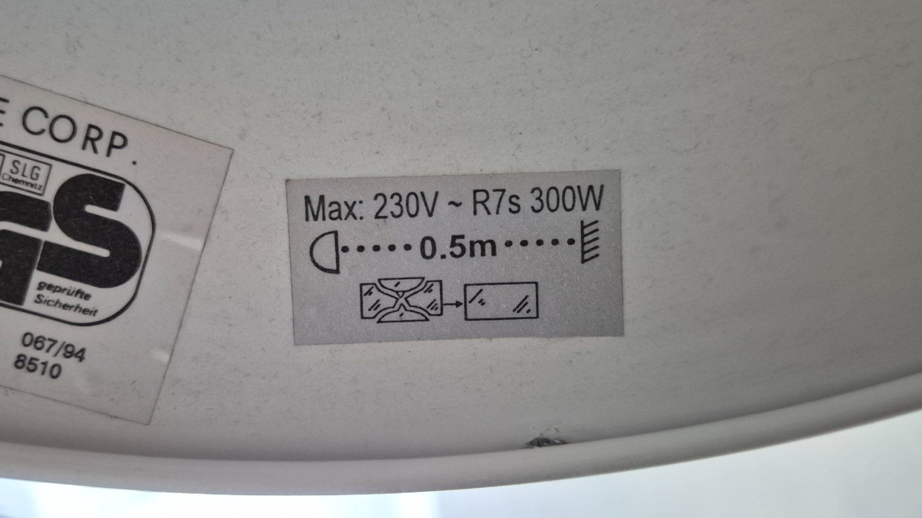 Lampade: Deckenfluter Stehlampe Halogen – Usato da Stettlen venduto da kur_ss2z 2