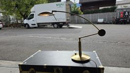 Tischlampe Hillebrand Leuchten Messing goldfarben