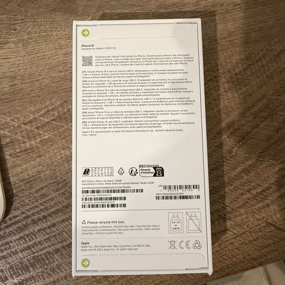 Apple Handys / Smartphones: Iphone 16  – Neu und originalverpackt aus Amriswil von Gurl17_ 1