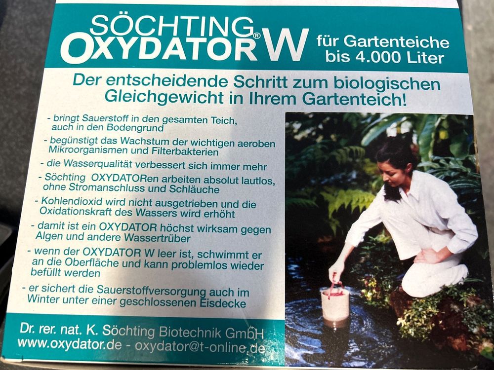Söchting Oxydator W Sauerstoff für den Teich Neu ab Lager Kaufen auf