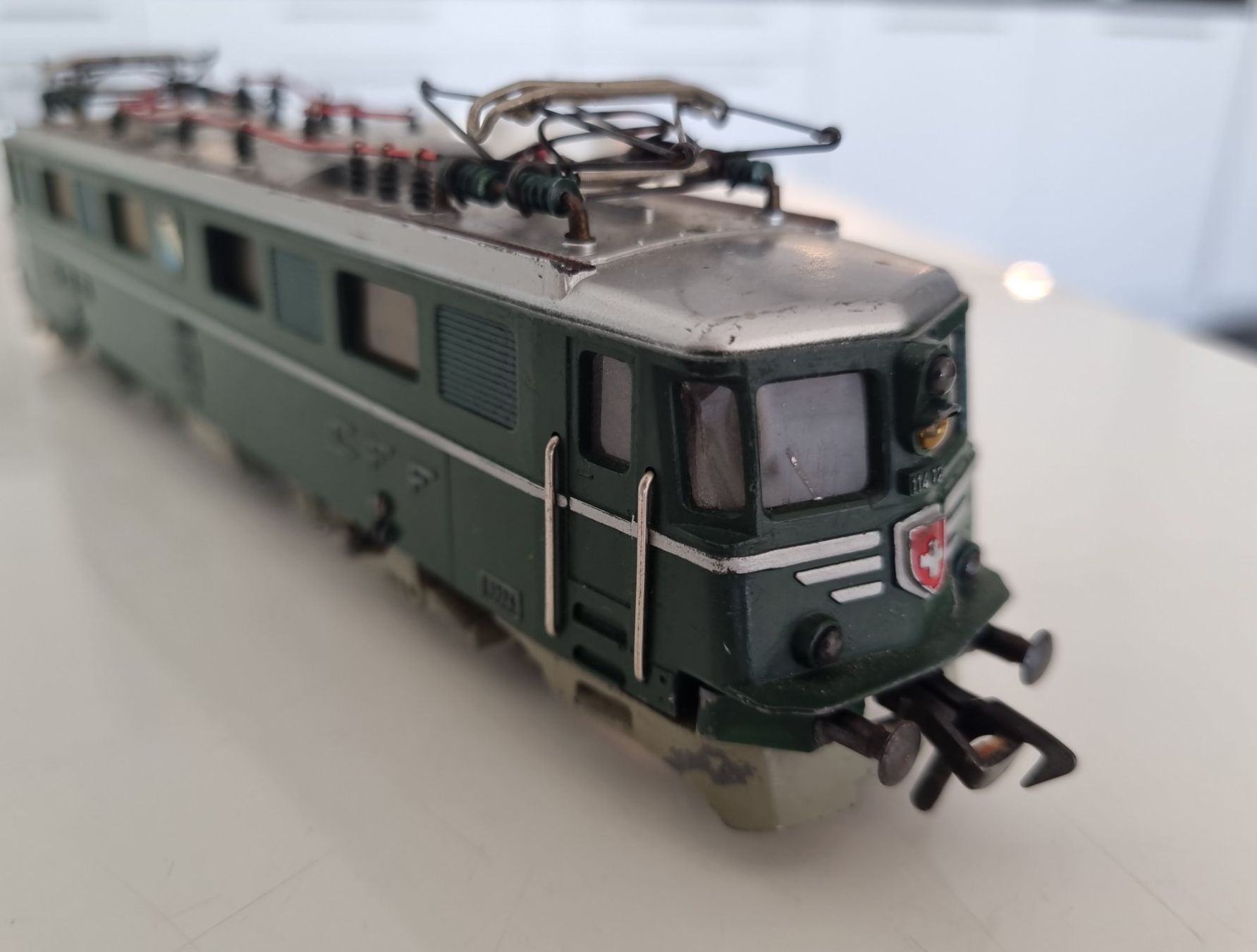 Fleischmann Modellini di ferrovie: Fleischmann SBB Ae 6/6 E-Lok 4370  H0 GS – Usato da Zürich venduto da nibadi 6