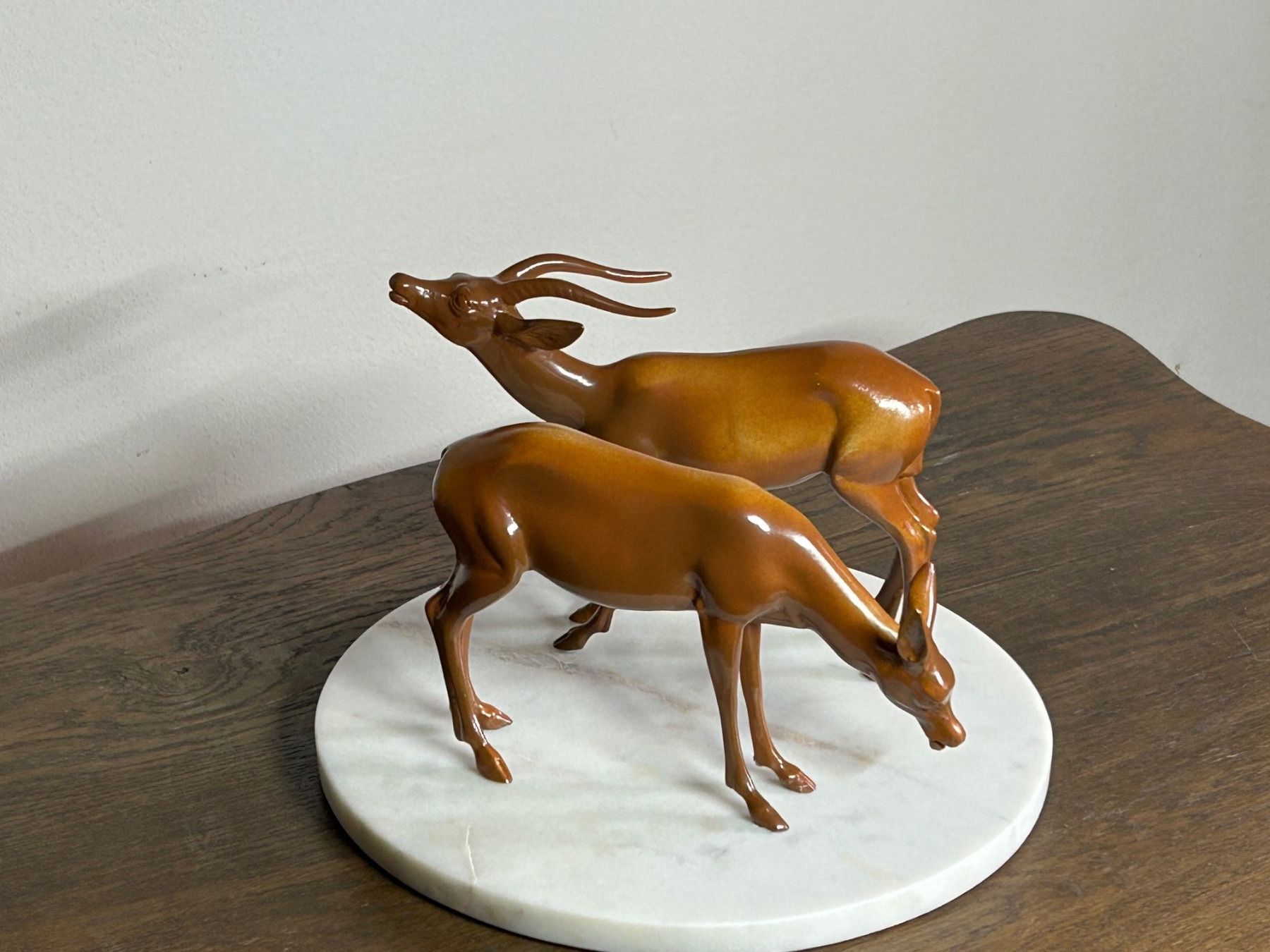Sculture & Statue: Antilopen - Paar aus Régule / Bronze - Ersatz – Nuovo (secondo la descrizione) da Rocourt venduto da Vijay02 9