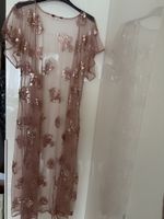 Sommerlicher Kimono mit Pailletten, Grösse M, neuwertig.