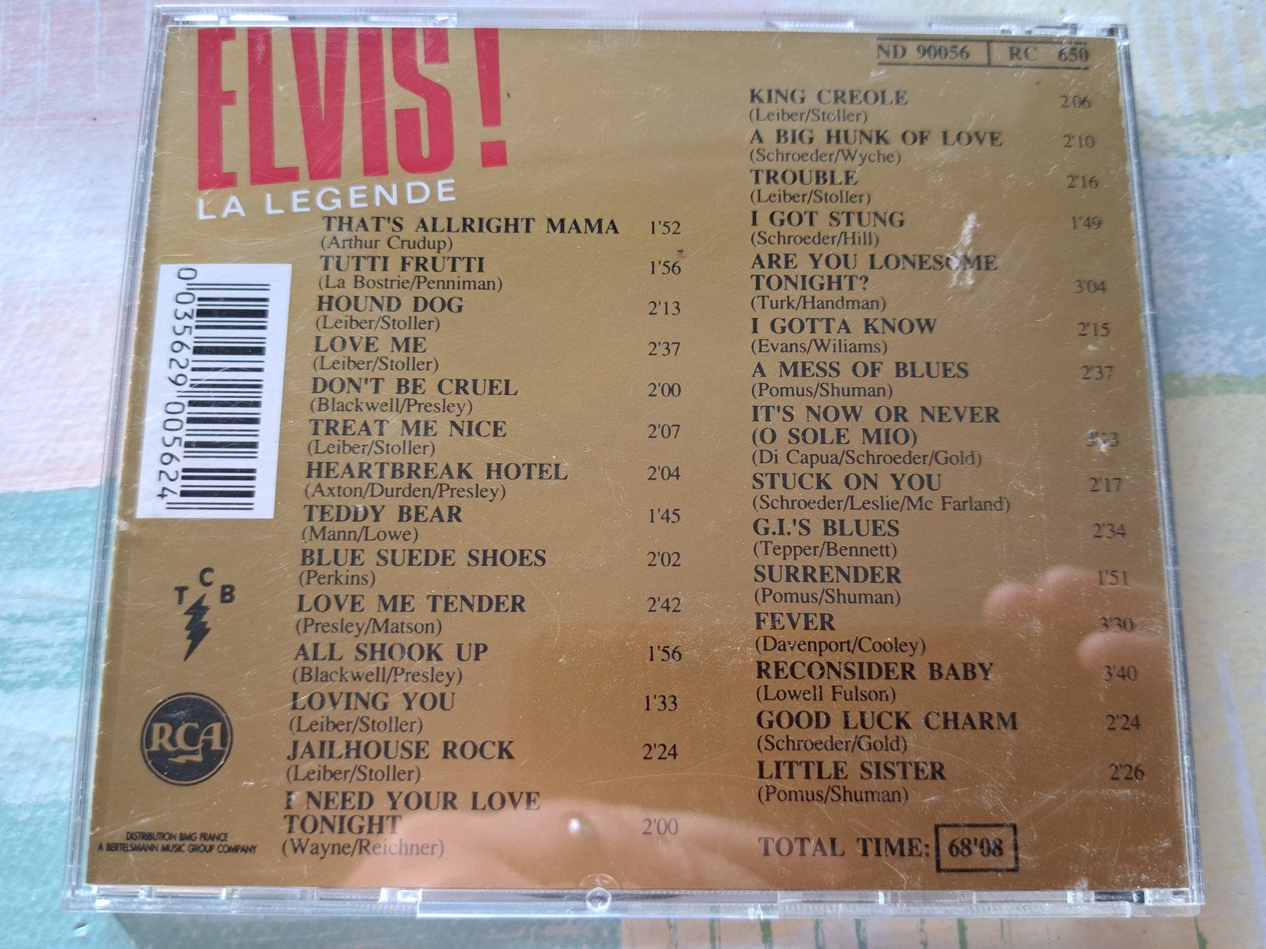 CD: Elvis la Légende 1954 - 1961 – Usato da Pully venduto da bro_n52j 1