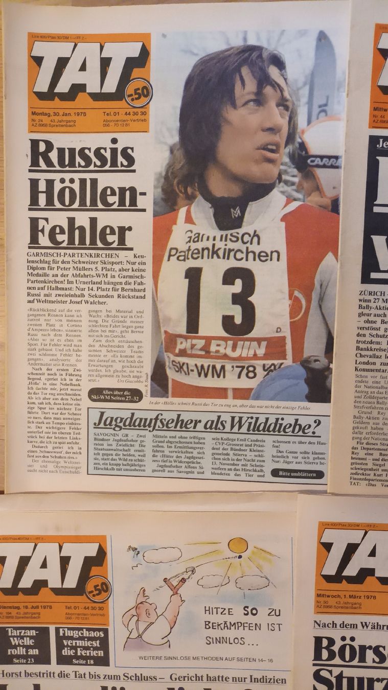 Zeitschriften & Magazine: 147 Zeitschriften TAT von 1978 – Gebraucht aus chur von erika025 1