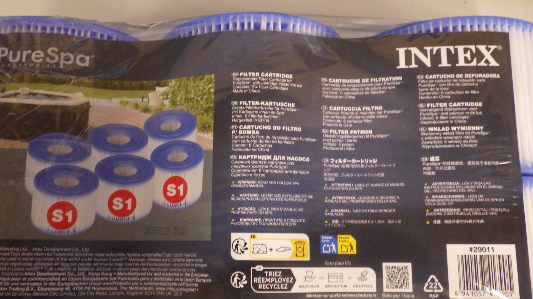 Intex Accessori per Piscine: INTEX Filterkartusche (10.8 mm, S1) – Nuovo e nell'imballaggio originale da Gossau ZH venduto da OrderflowAG 1
