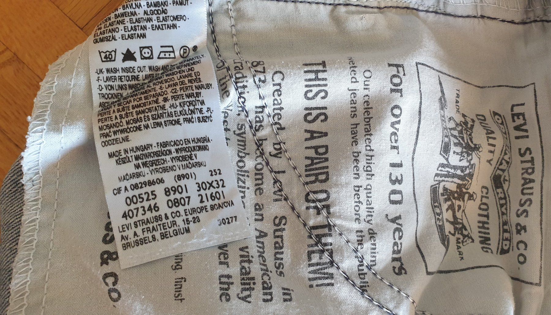 Levi's Jeans: Levi's 525 w30 l32 – Usato da Neuchâtel venduto da ruedelacote 1