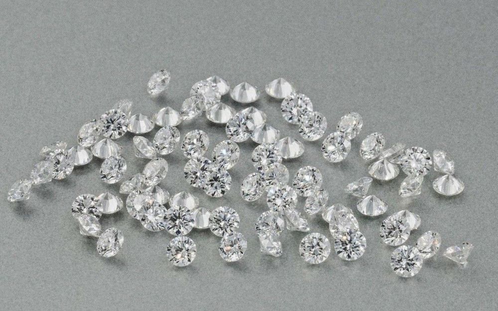 Diamant Naturel Certifié GIA 0,6 Ct - Rond 5,5 Mm VVS - Pureté Excellente - Parfait Pour Bijoux