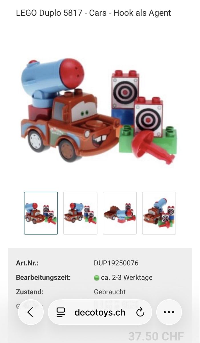 Lego Spielzeuge: 2 Duplo Sets Disney Cars – Gebraucht aus Jonschwil von Theswissmiss 4