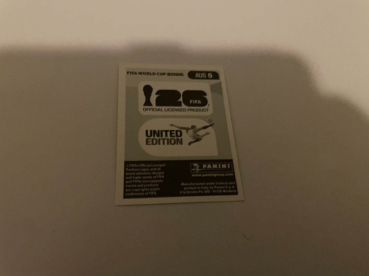 Panini Carte collezionabili: FIFA WM 2026 Alessandro Circati AUS 5 – Nuovo (secondo la descrizione) da Winterthur venduto da Cobraforce 1