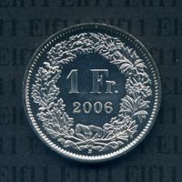 CHF___1.00 2006 stgl * nigelnagelneu! 1 Franken