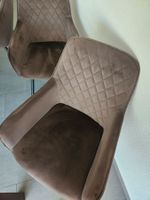 6 Esszimmer-Stühle dunkelbraun