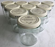 10 Gläser für Konfitüre Inhalt 200 ml