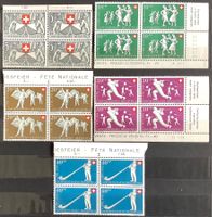1951 - Pro Patria - Viererblock Postfrisch **