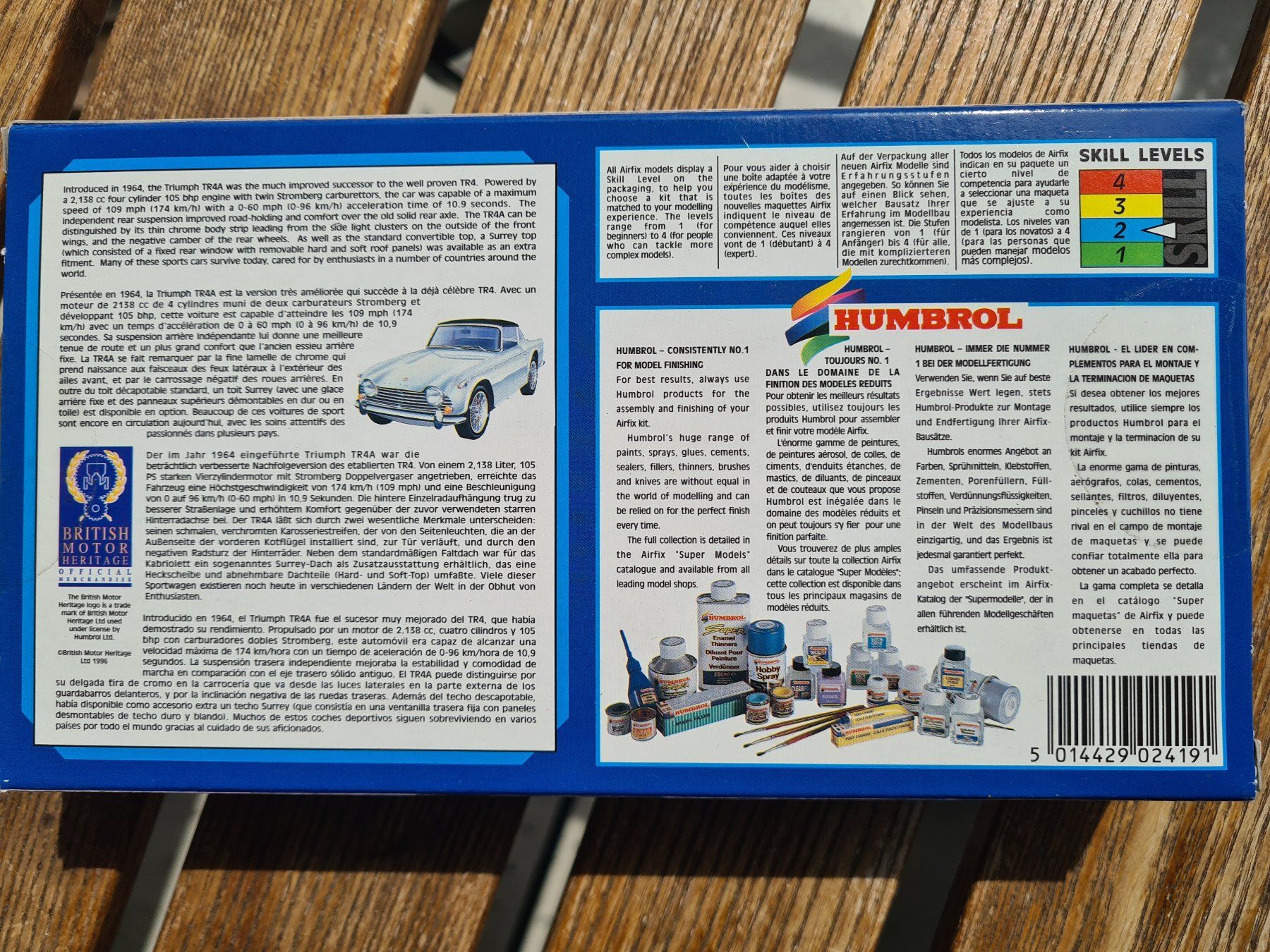 Triumph Modellini d'auto: AIRFIX 32 SCALE Triumph TR4A – Usato da Basel venduto da Solarbebop 5