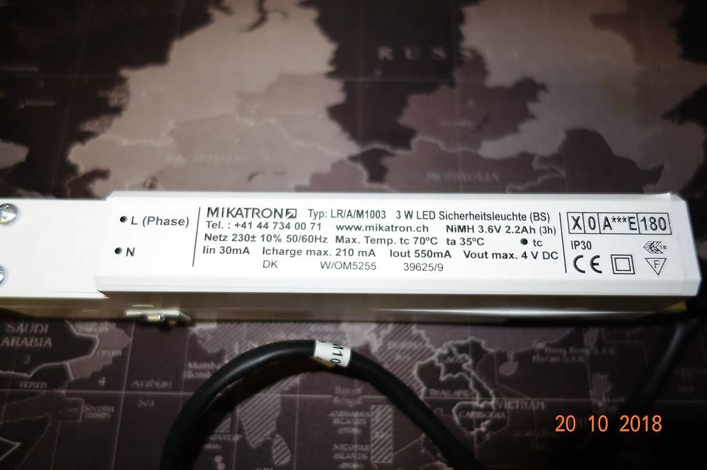 Lampade: Notlicht Element – Usato da Hinwil venduto da Sinclar1 1