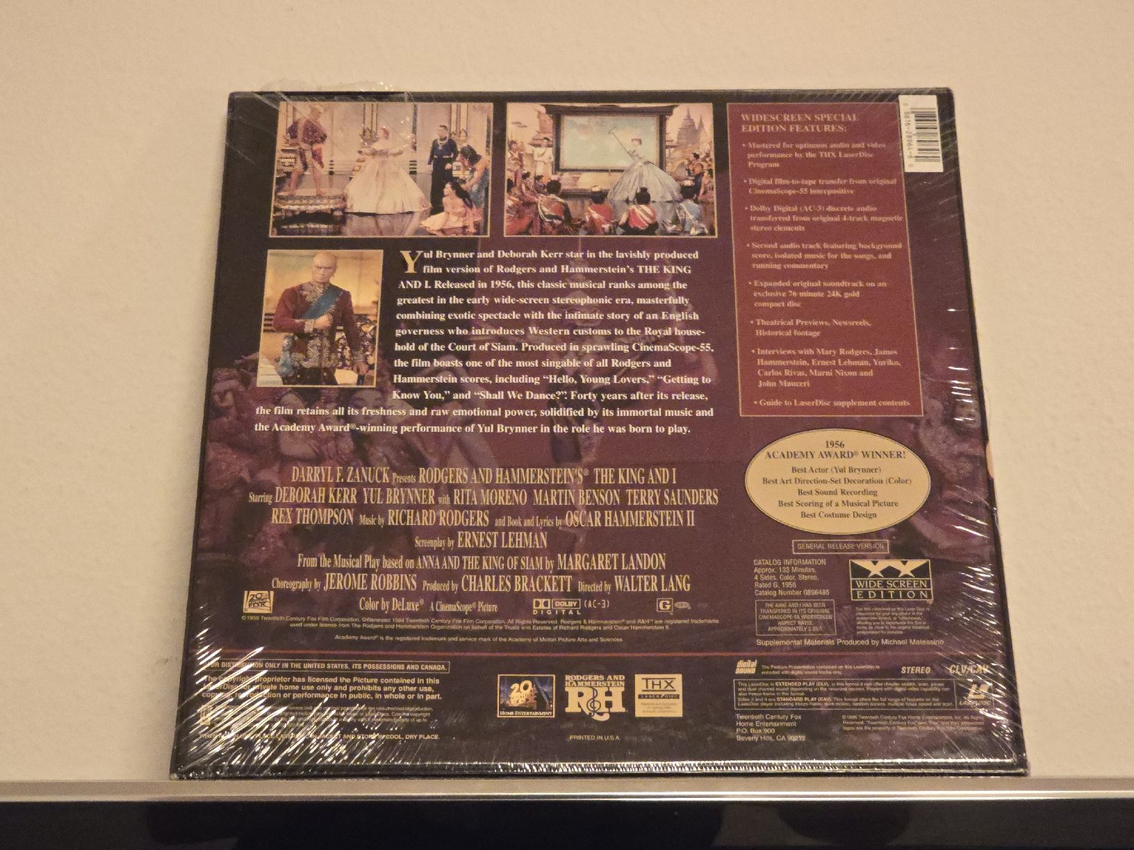 Tutti i DVDs: Laserdisc, "The King and I" , neu und original eingepackt – Nuovo e nell'imballaggio originale da Rümlang venduto da Dxmichael 1