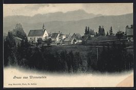AK Wonnenstein, Ortsansicht mit Umgebung