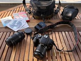 Canon EOS 600D Spiegelreflexkamera-Set mit 2 Objektiven