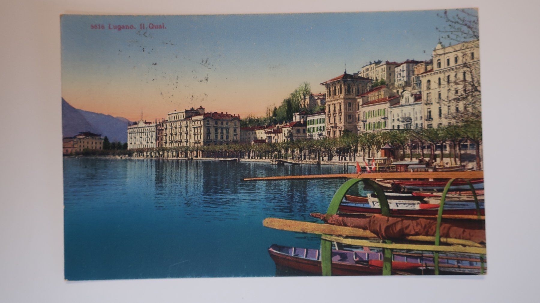 Cartoline postali: Lugano Il Quai 1919 – Usato da Cormoret venduto da Pascalll2001 1