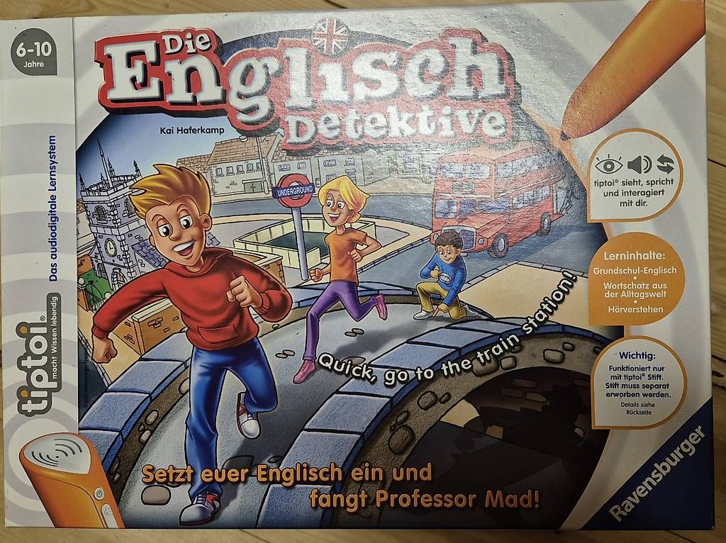 Giochi: Tiptoi Englisch Detektive  – Usato da Wallenwil venduto da Britishbulldog 1