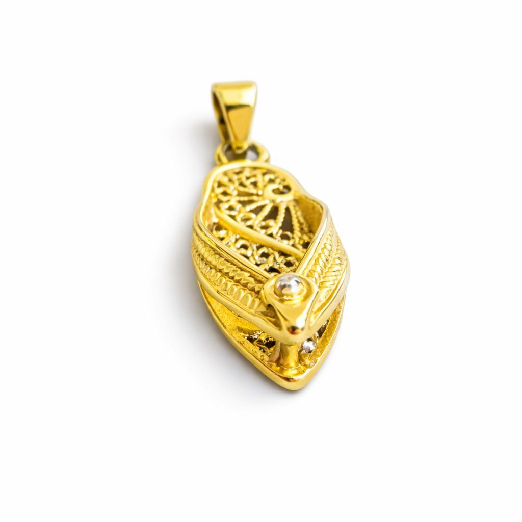 Anhänger: Anhänger Babouche Gold 2.5 cm – Neu (gemäss Beschreibung) aus Fully von VaneaSelection 2