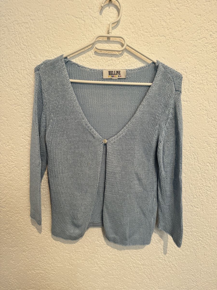 Tops: Helline Set (Top + Cardigan) hellblau Gr. 36 / S – Gebraucht aus Fislisbach von KolibriSecondhand 7