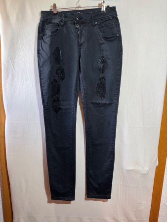 Jeans mit Pailletten von Chicoree Gr. 36