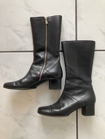 Bally Lederstiefel 37