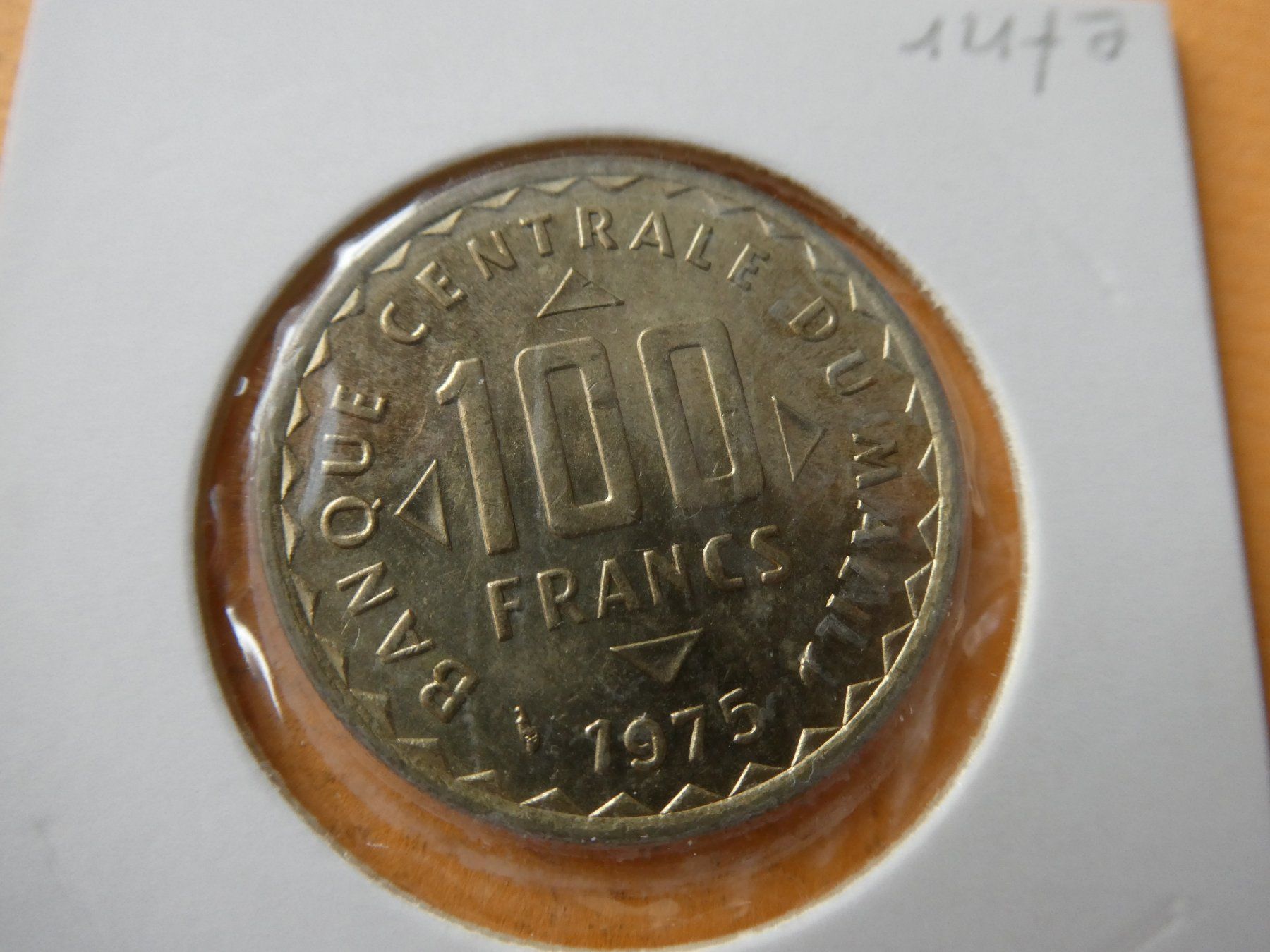 Tutti le monete: Mali 1975, 100 Francs    unz – Usato da Hinterforst venduto da Rohusri 1