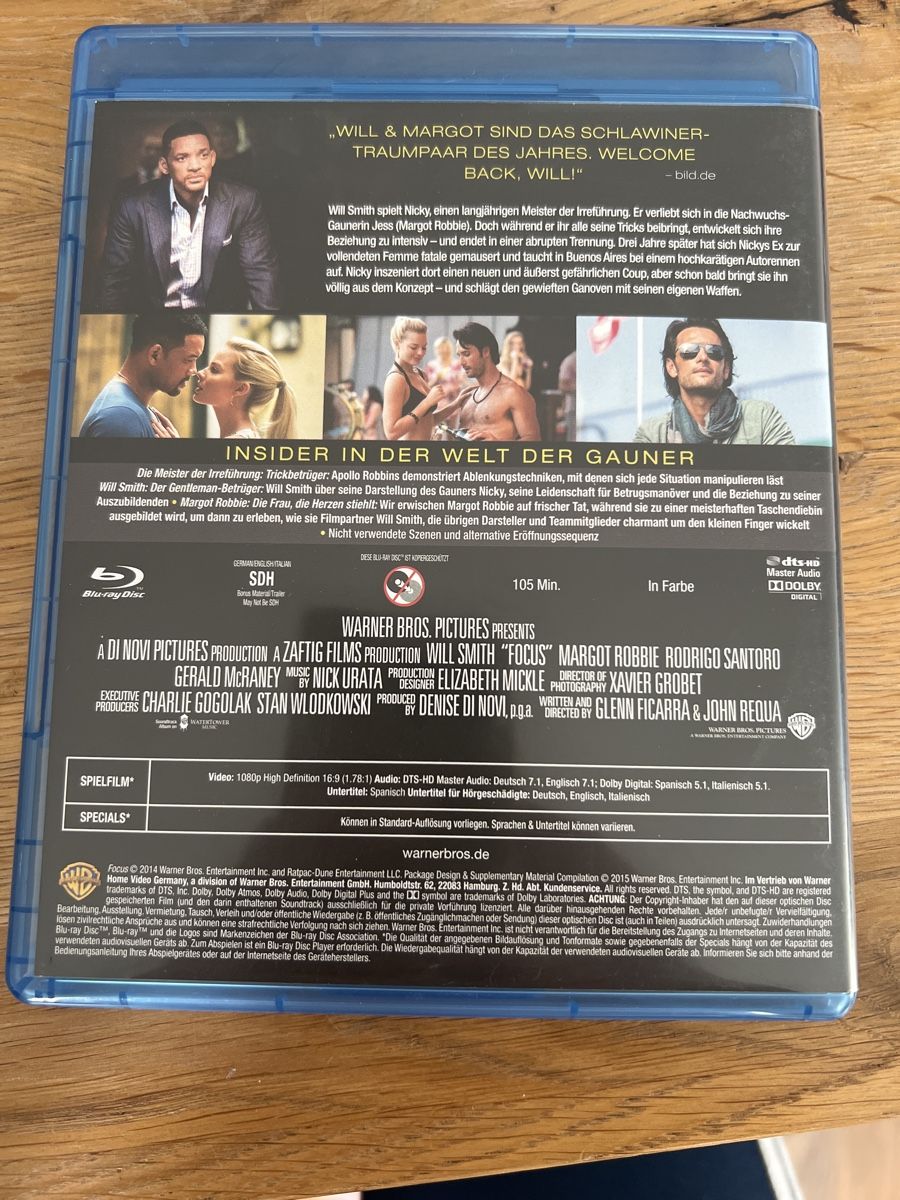 Tutti i DVDs: Focus - Blu-ray – Usato da Steffisburg venduto da balboa_76 1